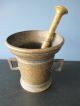 Antique Large Bronze 18th Century South European Apothecary Pestle And Mortar Primitives photo 10