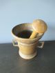 Antique Large Bronze 18th Century South European Apothecary Pestle And Mortar Primitives photo 1
