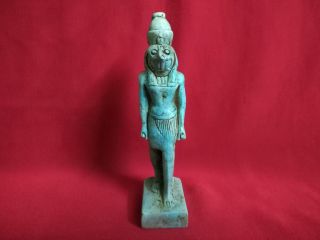 Ancient Egyptian Statue Of God Horus (300 - 250 Bc) photo