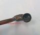 Old Collectible Decorate Hand Copper Armoured Bat Mandarin Duck Smoking Pipe Other Chinese Antiques photo 5