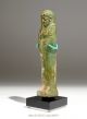 Authentic Egyptian Ushabti Amulet Green Glazed Faience Mummy Figure 11cm 4½ In. Egyptian photo 2