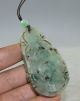 Chinese Jadeite Carved Jadeite Pendant Other Antique Chinese Statues photo 5
