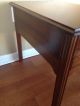 Leopold Stickely Mahogany 2 Drawer Side Table End Table Antique Post-1950 photo 10