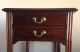 Leopold Stickely Mahogany 2 Drawer Side Table End Table Antique Post-1950 photo 3