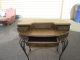 57119 Quality Vanity Desk With Metal Base Post-1950 photo 7