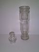 Vintage Footed Glass Drug Store Apothecary Candy Jar/bottles 11.  75 