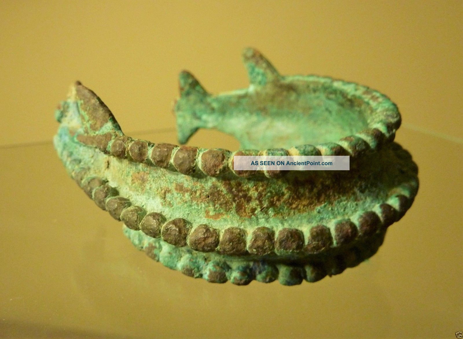 Ancient Zoomorfic Bronze Bracelet. Other Antiquities photo