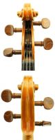 Very Good Antique German Violin,  C.  1935,  One - Piece Back,  Ready To Play String photo 3