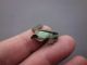 Ancient Roman Bronze Brooch Displayed Wild Rabbit Still Silvered And Niello Inla Roman photo 4