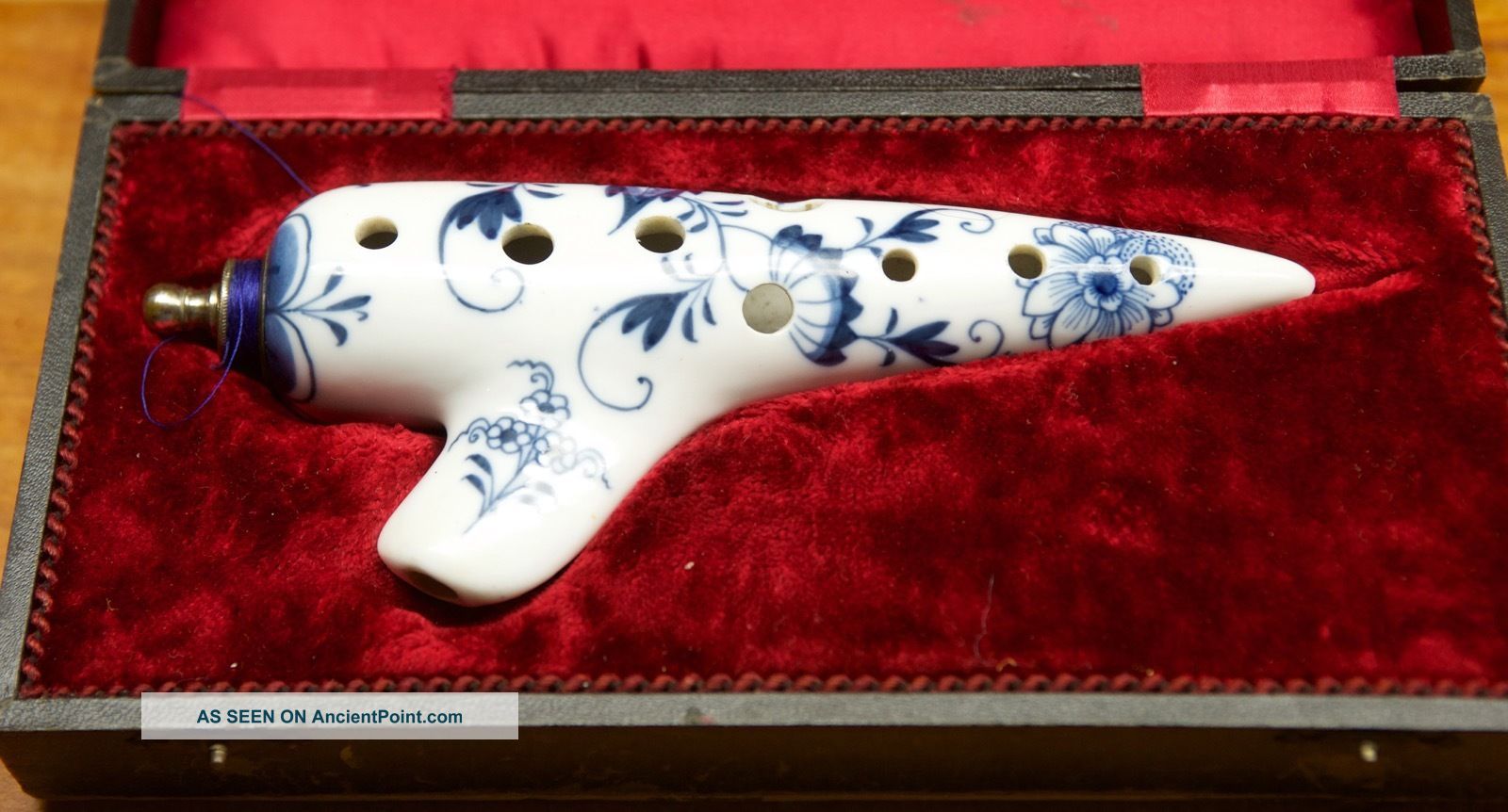 Meissen Ocarina - With Tuning Slide - Extremely Rare Wind photo