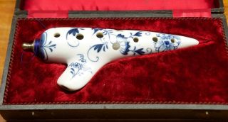 Meissen Ocarina - With Tuning Slide - Extremely Rare photo