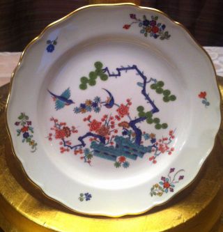 Meissen Kakiemon Plate Antique,  Birds,  Porcelain photo