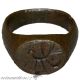 , Cyprus Found 1200 Ad Bronze Seal Ring With Bird Roman photo 2