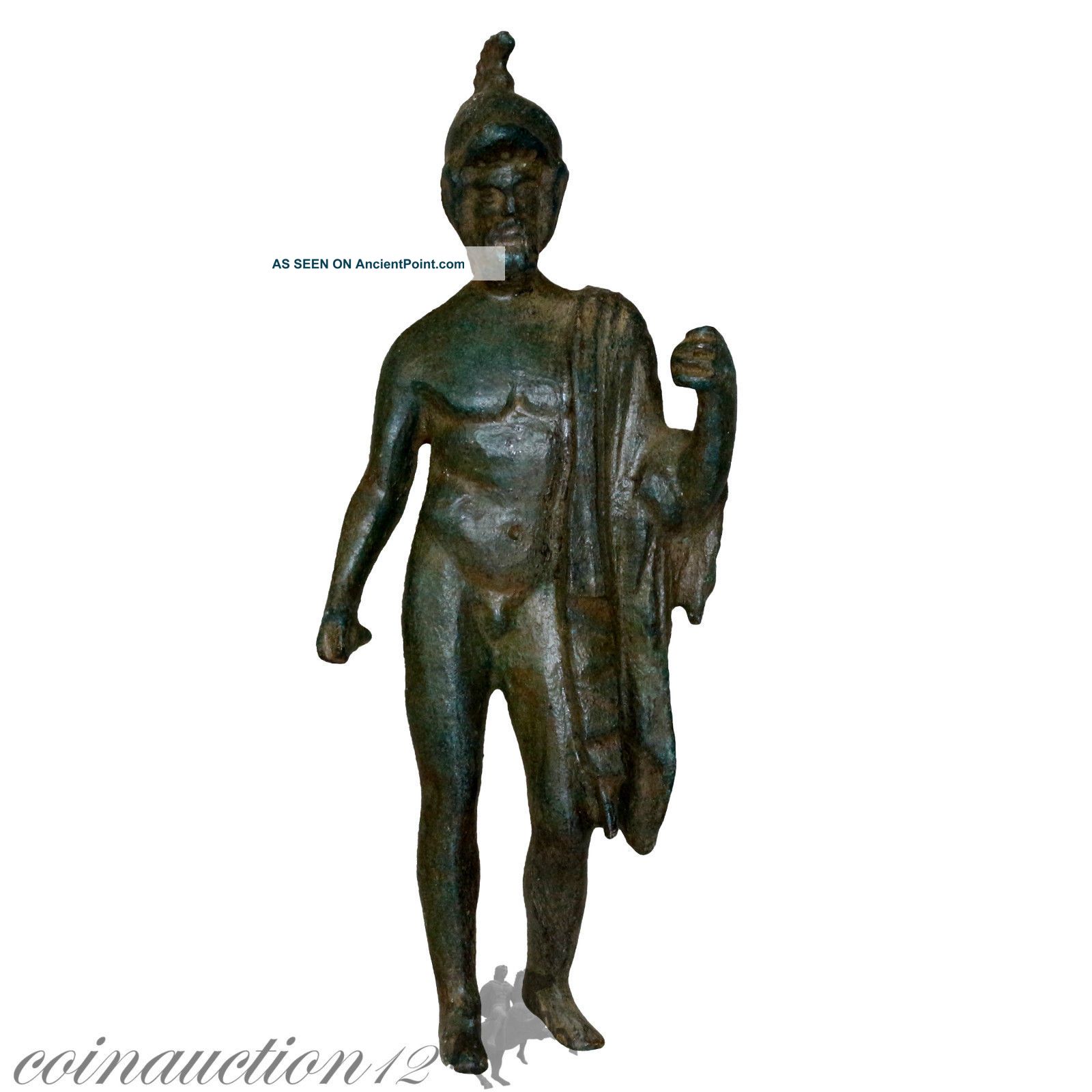 Stunning Roman Bronze Statue 200 - 400 Ad Roman photo