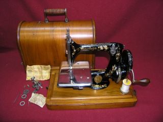 Rare 1892 Singer Chain Stitch Hand Crank Model 24 - 2 Sewing Machine Pat ' D 1886 photo