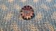 Breathtaking 19th Century Antique Small Lacy Glass Sunflower Button Buttons photo 1