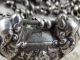 Antique Chinese Sterling Silver Lock Carved Dragon W/ Classical Carved Necklace Tea/Coffee Pots & Sets photo 5