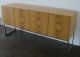 Milo Baughman Sideboard Thayer Coggin Olive Burl Chrome Credenza Buffet Eames Mid-Century Modernism photo 1