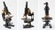 Antique Spencer Jug Handle Microscope Rotating Stage C.  1914 Black/brass Microscopes & Lab Equipment photo 4