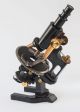 Antique Spencer Jug Handle Microscope Rotating Stage C.  1914 Black/brass Microscopes & Lab Equipment photo 6