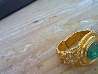 Roman Emperor Gold Ring photo