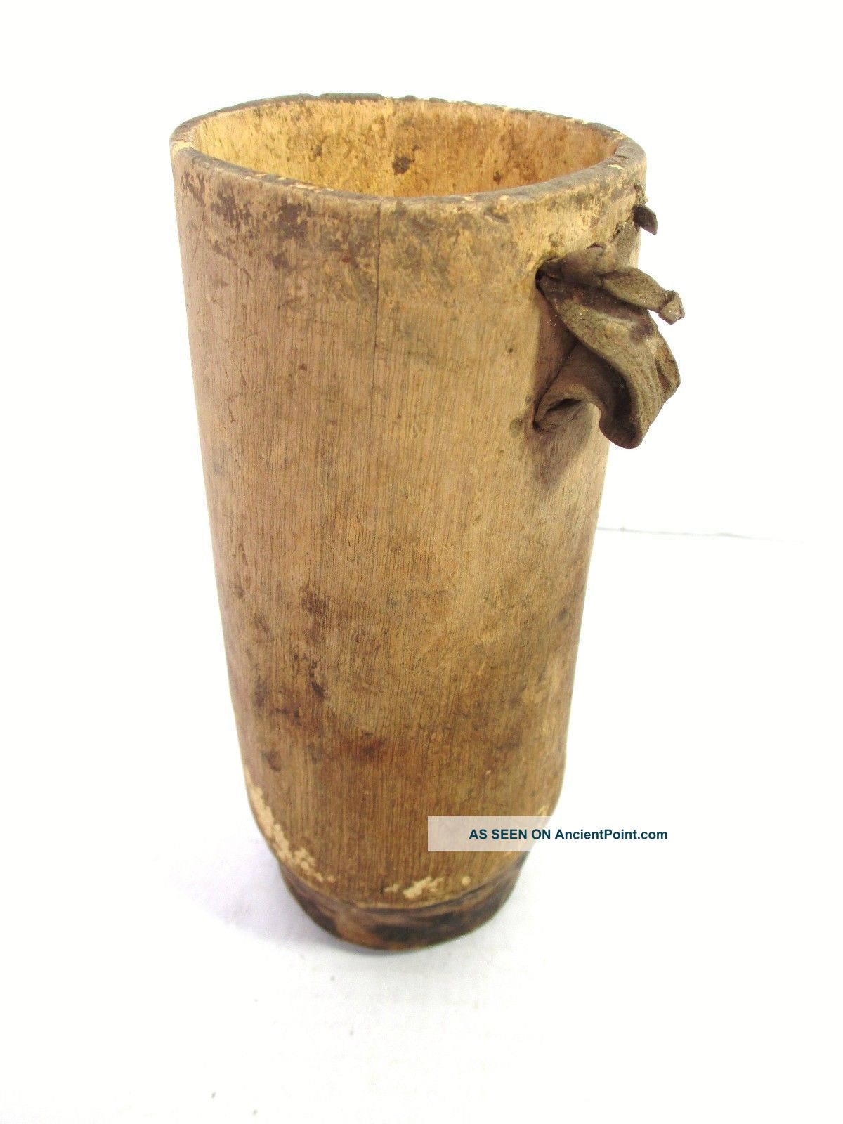 Antique African Wood Vessel W/ Black Paint Unknown Tribe 14 Other African Antiques photo
