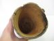 Antique African Wood Vessel W Leather Strap Unknown Tribe 9 Other African Antiques photo 3