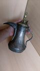 32 Old Antique Islamic Saudi Dallah Arabic Pot Jug Jar Copper Or Brass Signed Islamic photo 6