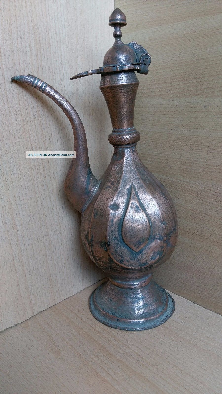 31 Old Rare Antique Islamic / Ottoman / Persian Pot Arabic Dallah Copper Islamic photo