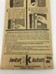 Vintage Kwikset Deadlock Adapter Trimplate Fleur De Lis Trim Plate Escutcheon Door Plates & Backplates photo 9