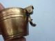 Antique/vintage Brass Troy Oz Apothecary Gold Jewellers Bucket Cup Case Weights Other Antique Science Equip photo 6