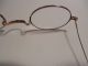 Vintage 1920 ' S Gold Wire Rim Reading Glasses Comes In The Leather Case Optical photo 6