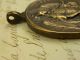 Antique Spanish Colonial O.  L.  Of Guadalupe & St.  Michael Archangel 1682 Medal Roman photo 7