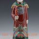 Chinese Handwork Painted Ceramics Qianlong Emperor Statue Other Antique Chinese Statues photo 3