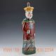 Chinese Handwork Painted Ceramics Qianlong Emperor Statue Other Antique Chinese Statues photo 5