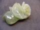 Vintage Chinese Green Jade Carved Green Jade Sculpture Early Jade Carving Other Antique Chinese Statues photo 9