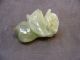 Vintage Chinese Green Jade Carved Green Jade Sculpture Early Jade Carving Other Antique Chinese Statues photo 3