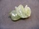 Vintage Chinese Green Jade Carved Green Jade Sculpture Early Jade Carving Other Antique Chinese Statues photo 6