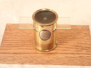Antique Brass Botanist,  Entomologist,  Plants,  Insects,  Water Field Microscope photo