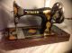 Antique 1910 Singer Hand Crank Sewing Machine W/ Bentwood Case Serial G0904670 Sewing Machines photo 1
