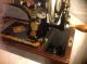 Antique 1910 Singer Hand Crank Sewing Machine W/ Bentwood Case Serial G0904670 Sewing Machines photo 5