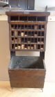 Rare 1933 U.  S.  Post Office Hanging Mail Sorter Stamp Card Holder W/ Cards Other Antiques photo 1