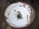 Vgt Green Enamel Shabby Chippy Paint Primitive Rustic Lamp Light Shade Farm Barn Primitives photo 4