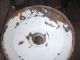 Vgt Green Enamel Shabby Chippy Paint Primitive Rustic Lamp Light Shade Farm Barn Primitives photo 7