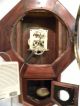 Antique American Waterbury Time Only Drop Octagon Fine Wall Clock,  Running Clocks photo 6