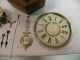 Vintage Long Drop Hand Carved Regulator Wall Clock And Running Fine Clocks photo 9