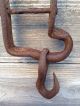 Antique Cast Iron Cattle Yoke Hardware Antique Farm Tools Primitives photo 3