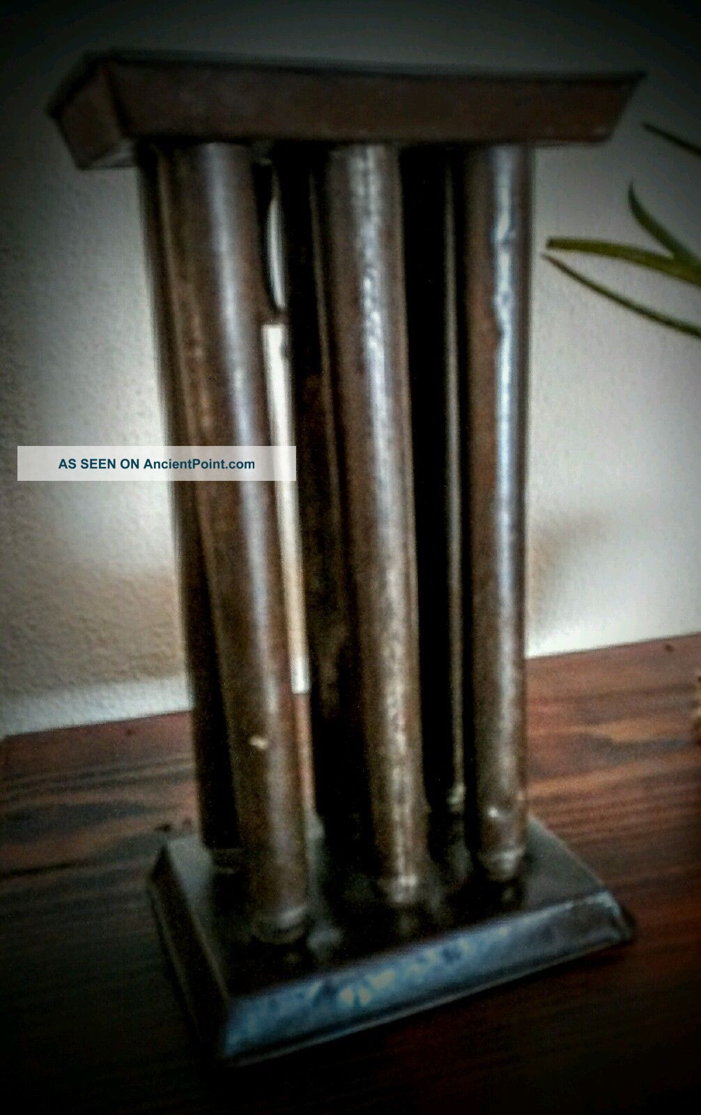 Early 18th Century Six Tube Tin Candle Mold Primitives photo