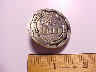 1911 Employees Factory Badge Carey Mfg.  Co.  Lockland Ohio Near Cincinnati Vg photo