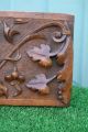 19thc Wooden Walnut Relief Carved Panel With Relief Carvings C1890s Other Antique Woodenware photo 4